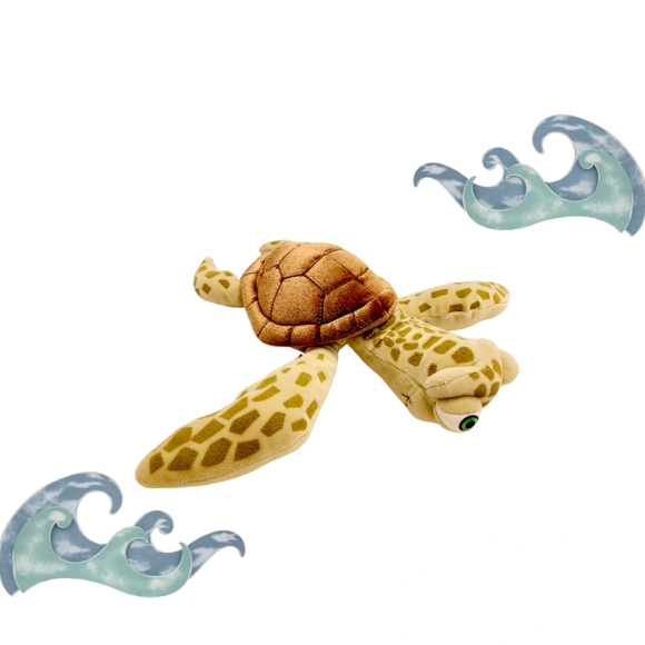 Disney Theme Parks Finding Nemo Souvenir Crush Turtle Plush Stuffed Animal Toy - Picture 2 of 6